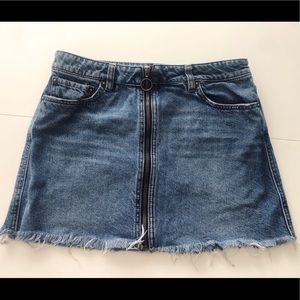 Free people denim skirt